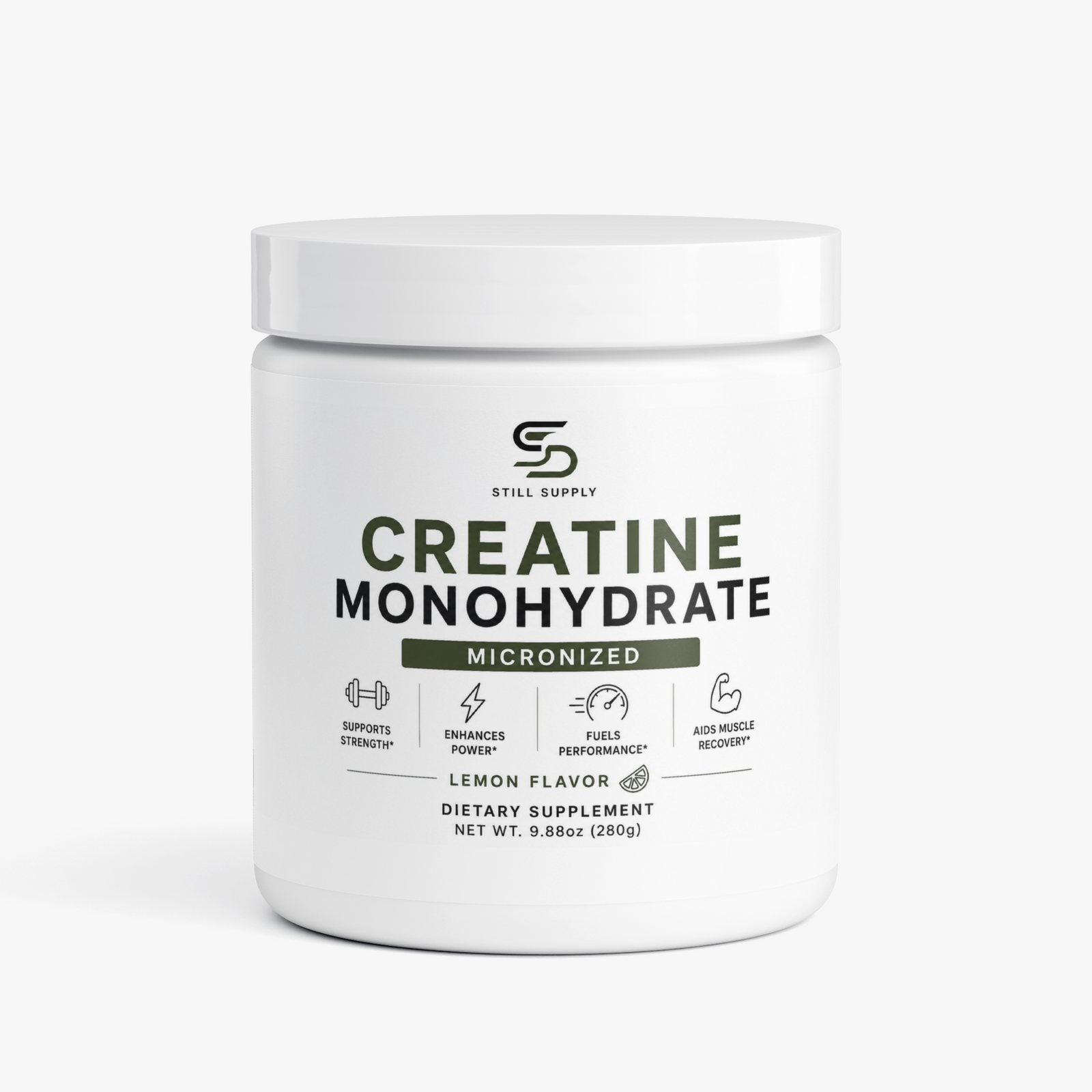 Still Supply Creatine Hydration Powder tub
